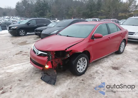 2012 Toyota Camry Le z USA, uszkodzony, nr VIN 4T1BF1FK7CU626885